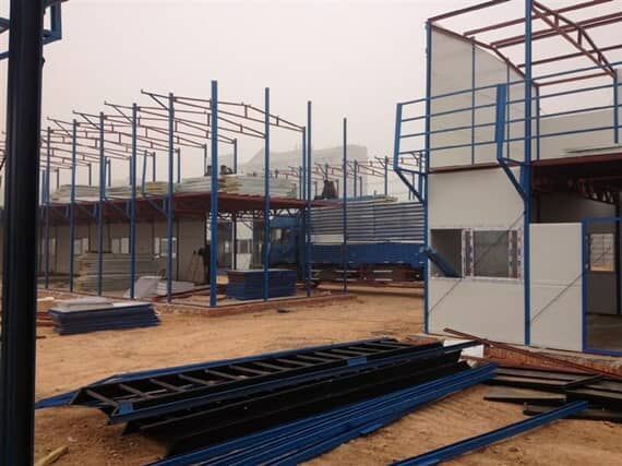 K式活动房钢骨架图