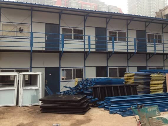 两天活动板房图