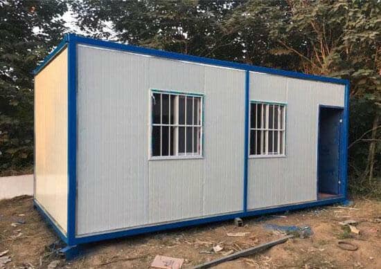 6米面一门两窗住人集装箱活动房图