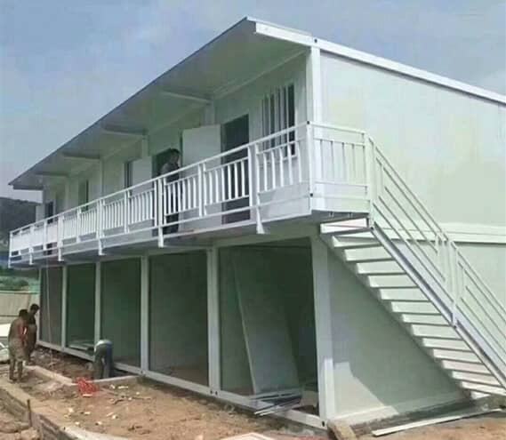 出租式两层住人集装箱房图