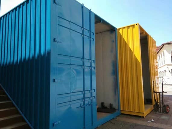 彩色住人集装箱图