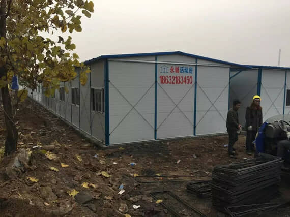 一层彩钢K式活动板房图