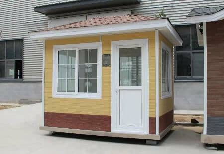 金属雕花板活动房图片