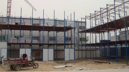 三层活动房结构造型图