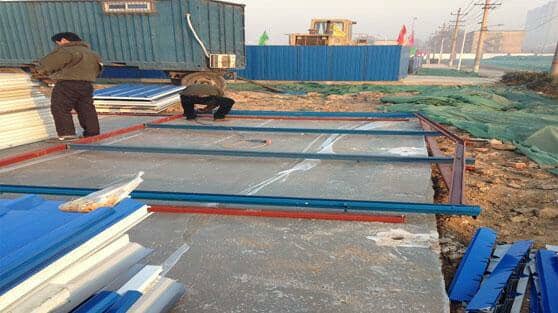 K式活动板房安装的步骤