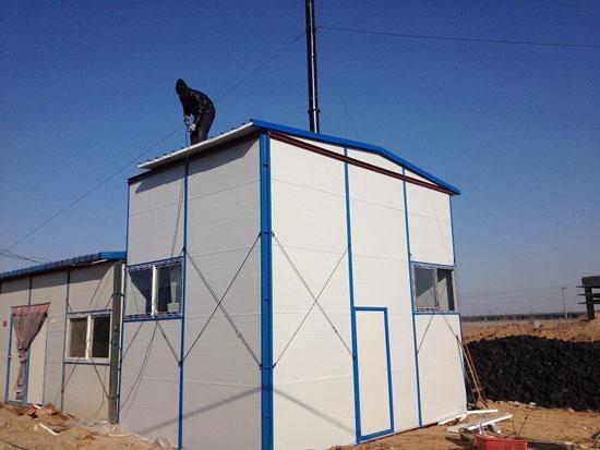 双坡型二手活动板房图