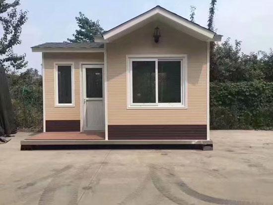 20平方米轻钢金属雕花板活动房图