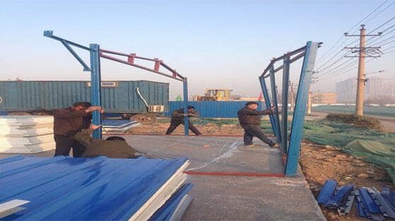 K式活动板房安装的步骤