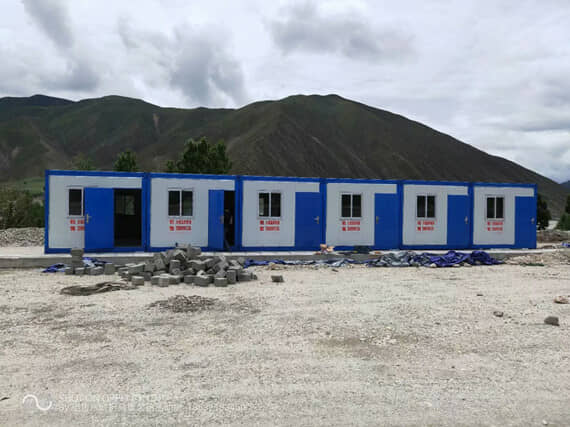 折叠集装箱式活动板房图