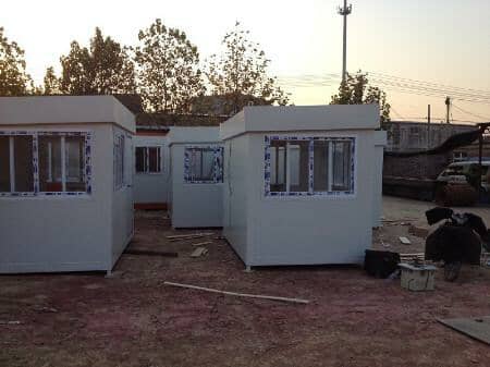 小型彩钢板活动房侧面图片