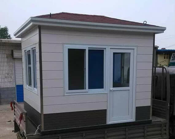 金属雕花板活动板房图