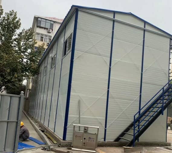 轻钢活动板房图