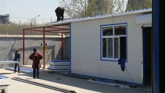 一层彩钢活动板房图