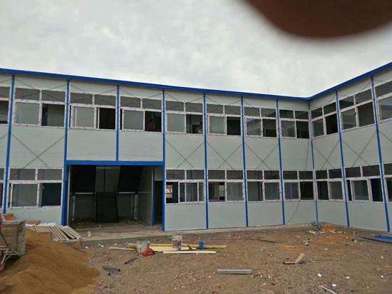 工地彩钢板房图