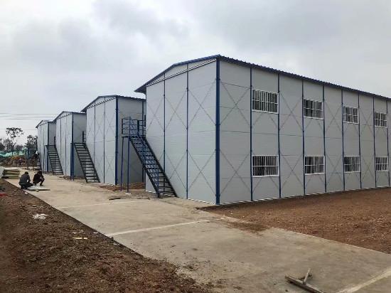 工地雅致活动板房图