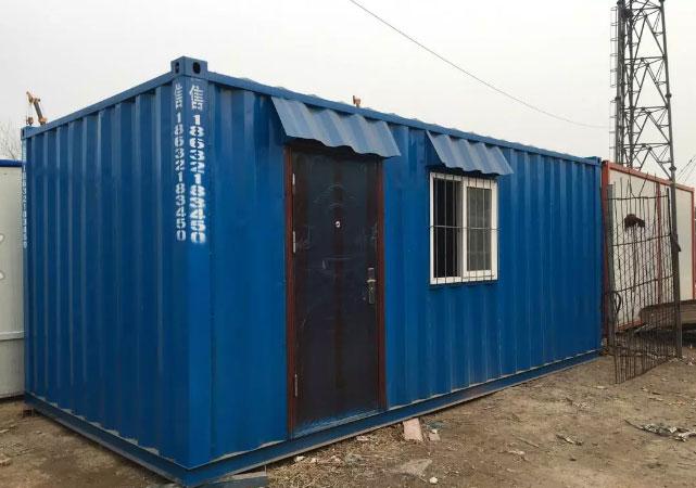 瓦楞钢板集装箱活动房图