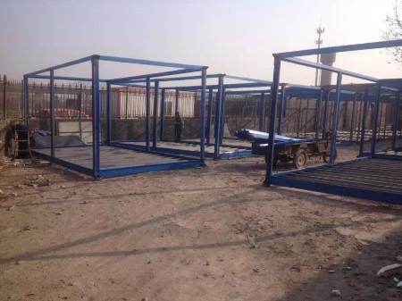 集装箱活动房框架图