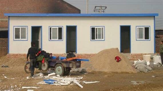 传统式彩钢活动板房图