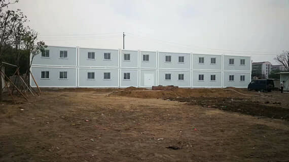 二层打包式集装箱活动房图