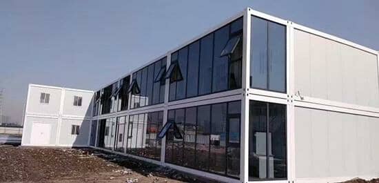 二层集装箱活动房图