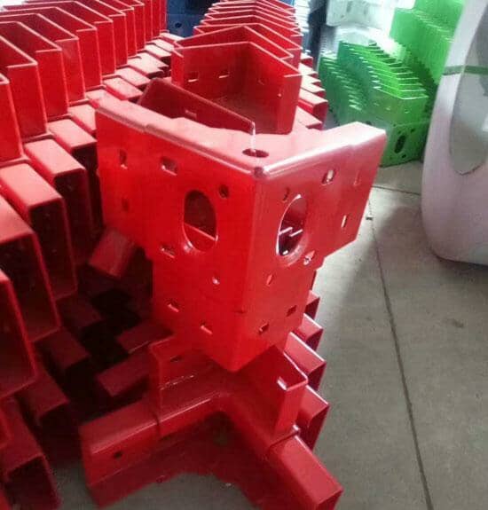 红色集装箱活动房吊件图