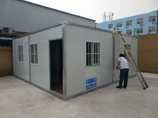 两间组合式办公室集装箱活动房图