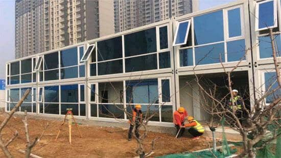 拉萨当雄县打包集装箱活动房图