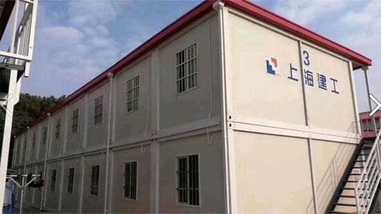 二层集装箱活动房图
