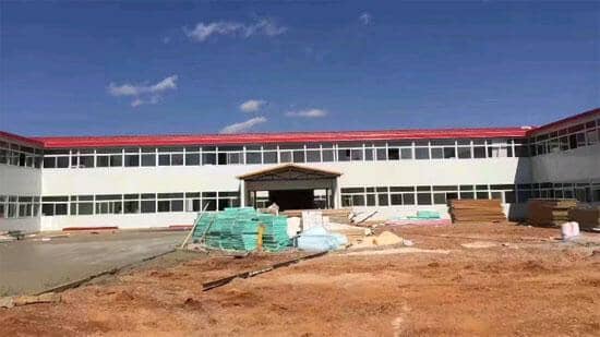 90度转弯二层活动板房图