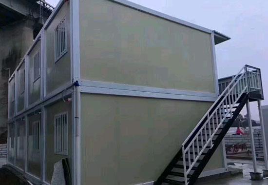 二层拼装式集装箱活动房图