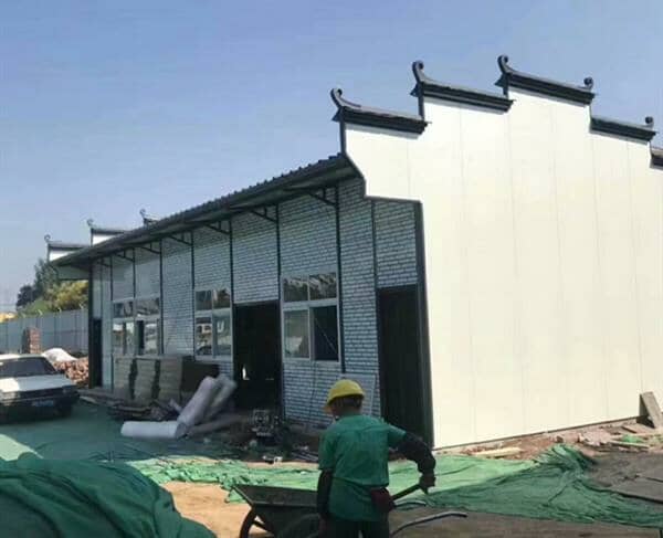 拥有温馨感觉的艺术性彩钢房