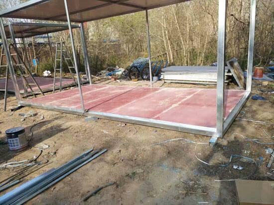 拉萨达孜区租赁型箱式活动板房图片案例