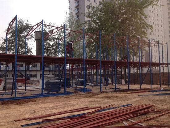 拉萨当雄县拆装式活动板房图片案例