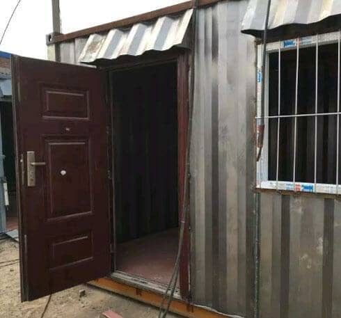 拉萨达孜区瓦楞钢板集装箱活动房图片案例