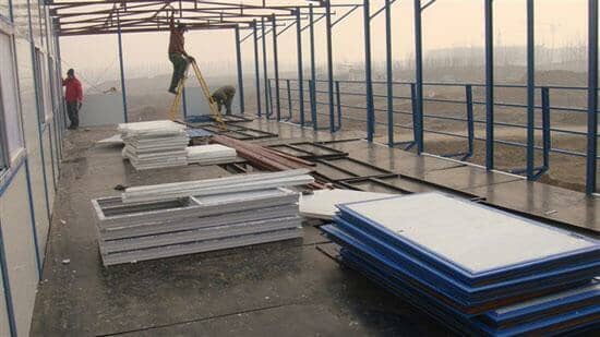 安装拉萨二层雅致活动板房图片案例