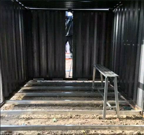 拉萨达孜区瓦楞钢板集装箱活动房图片案例