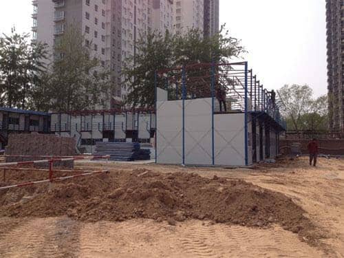 拉萨尼木县工地活动房图片案例