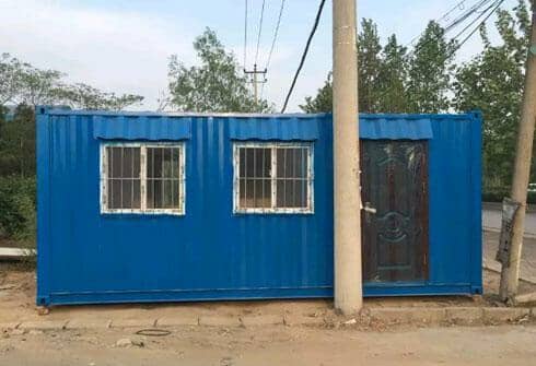 拉萨达孜区瓦楞钢板集装箱活动房图