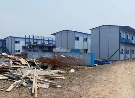 岩棉彩钢活动板房图