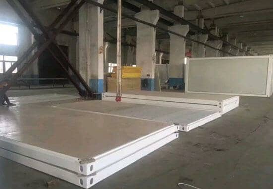 林周县拼装式集装箱活动房底部