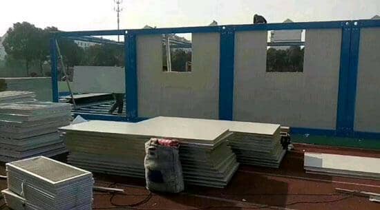 箱式活动房全部结构采用螺栓组装而成