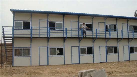 彩钢板房正面图