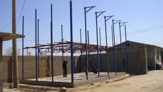 活动房屋的基础图