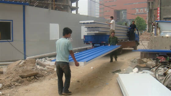 100mm厚聚苯夹心板图