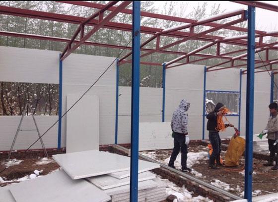 安装活动房人字梁图