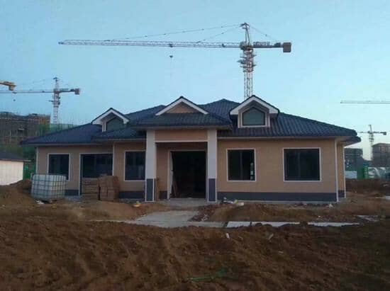 轻钢金属雕花板活动房也被称之为轻钢别墅