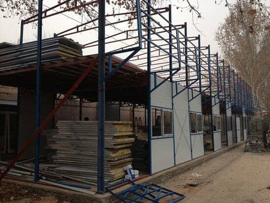 K式活动房钢骨架图