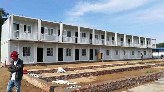 拉萨尼木县拼装集装箱房屋图片案例