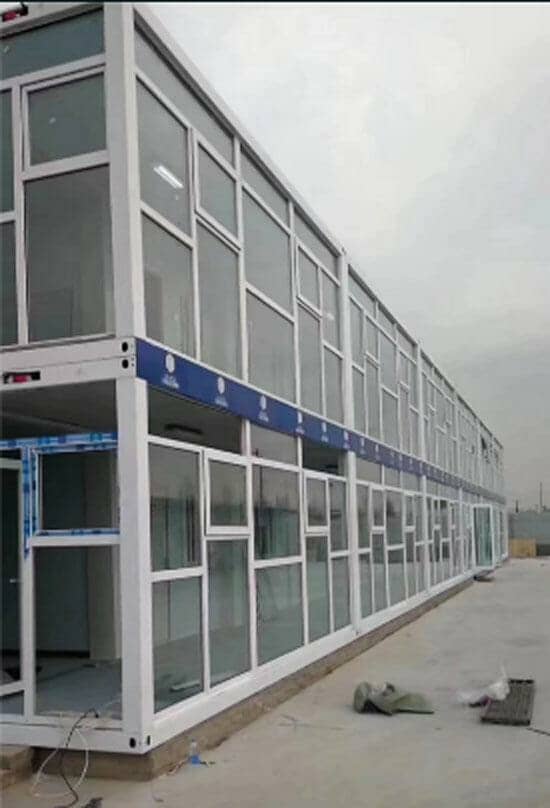 拉萨林周县打包式集装箱活动房图片案例