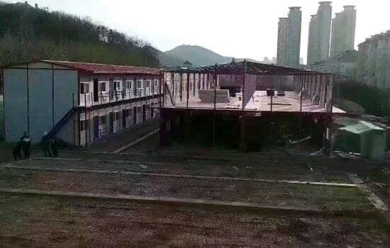 山南贡嘎县工地活动板房图片案例